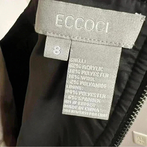 Elegant Tweed Midi Dress with Black Trim - Picture 4 of 11